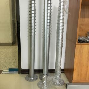 Ground Screw For Solar Panel Installation Kits / Solar Ground Mount Frames Panels PV Mounting Brackets Screw Kits