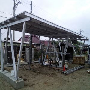Aluminum Carport Designs Mounting System | Solar Panel Racking Brackets System For Parking Lot