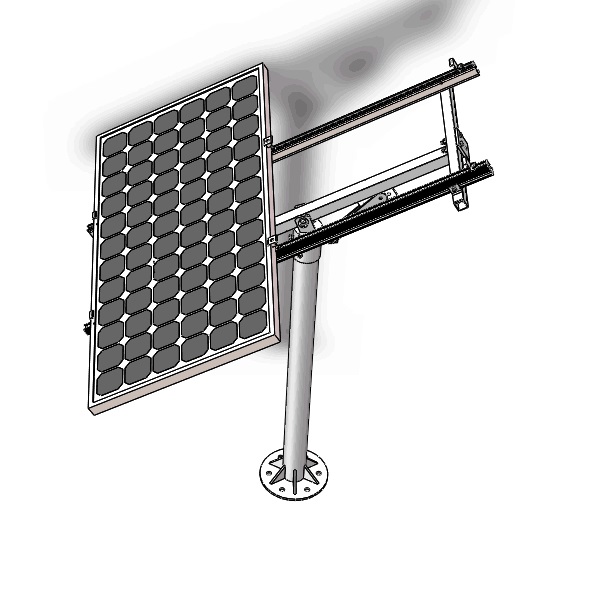 Solar panel ground mounting systems