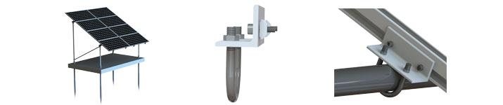 Galvanized steel U-bolt solar mounting structure application Galvanized steel U-bolt solar mounting structure application