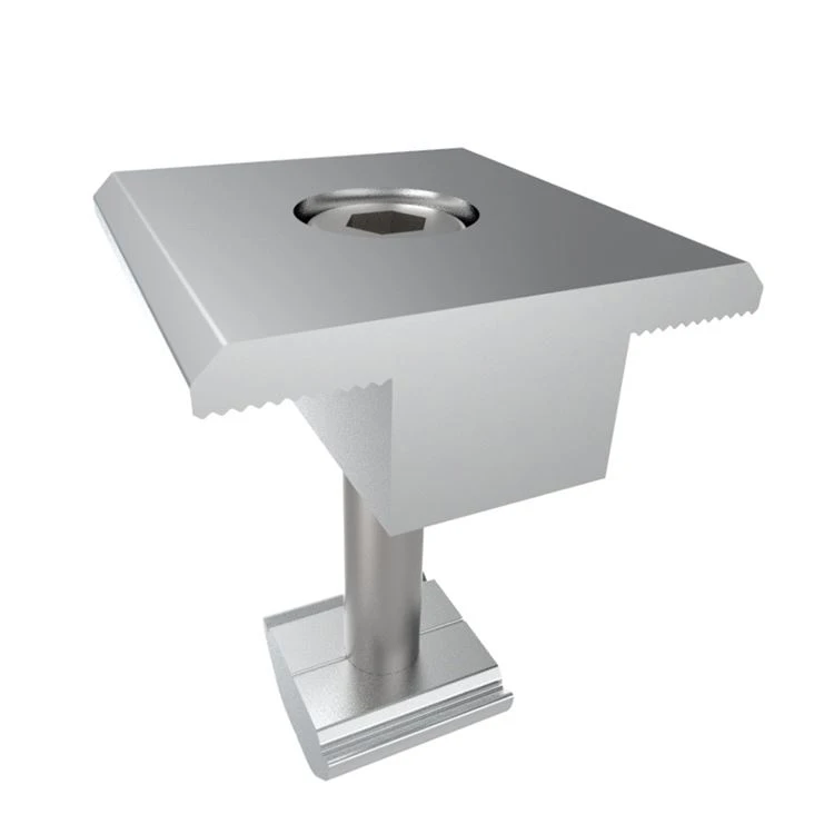 Aluminium Mid Clamp for Solar Panel PV Mount Brackets