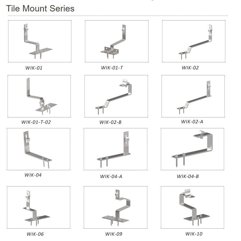 tile mount series tile mount series