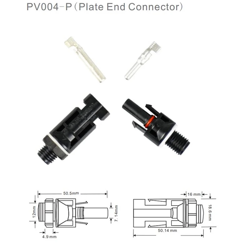 Plate End Connector Plate End Connector