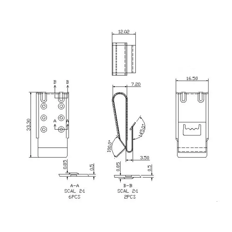 Solar Cable Clamp Design Drawing Solar Cable Clamp Design Drawing