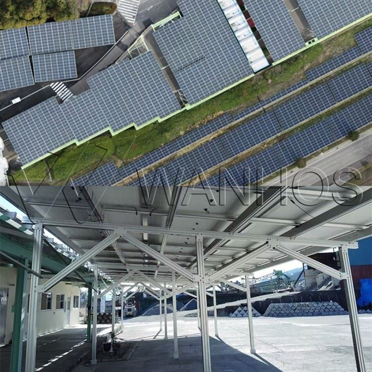 Home Solar Panel Carport Structure