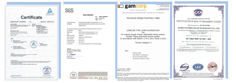 Product certification certificate Product certification certificate