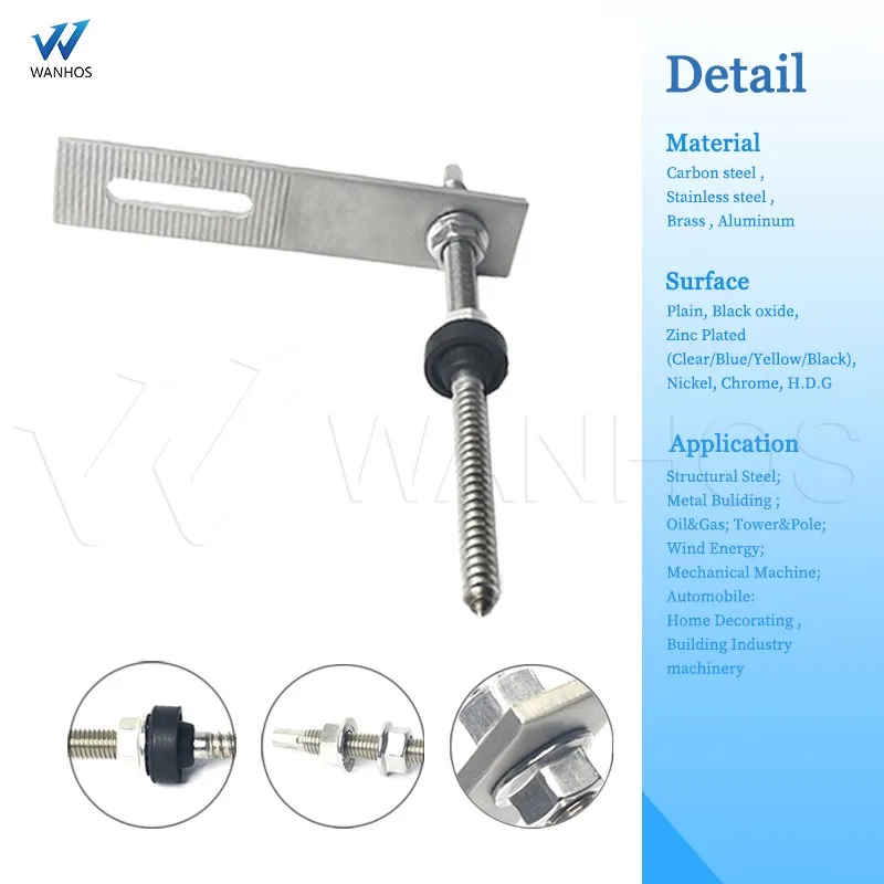 Solar L Feet with Hanger Bolt Solar L Feet with Hanger Bolt