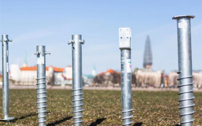 Solar Ground Screw Pile