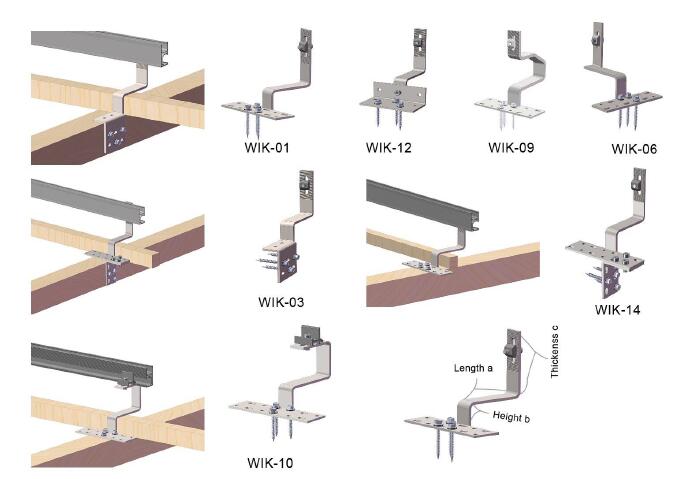 Solar Panel Roof Mounting Brackets