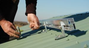 L Feet Roof Pv Mounting Structure Solar Light Stand