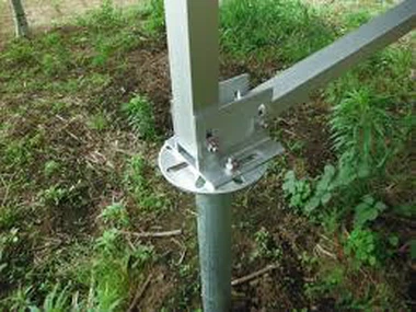 Solar Ground System Of Ground Screw For Hard Soil