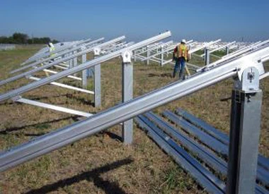 Solar Pile Ground Mounting Systems For Commercial