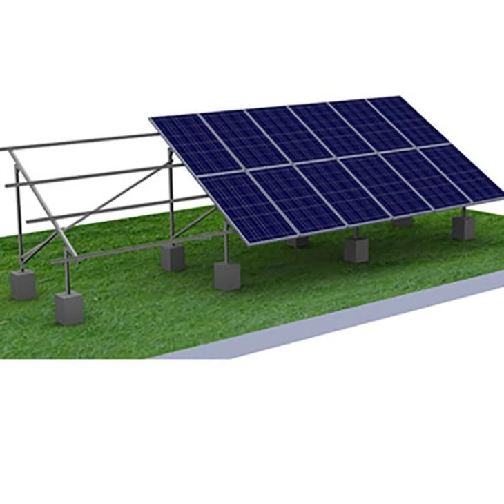 Hot-dipped Galvanized C-Steel Solar Panel Structure Ground Mounting System