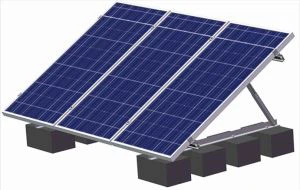 Flat Roof Mounting Fixed Bracket Kit