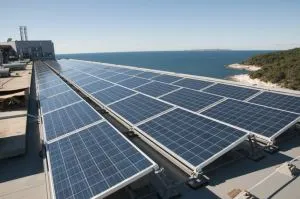 Flat Roof Solar Mounting System Ballasted Aluminum Bracket