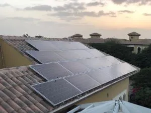 Household-use-solar-panel-hook-for-tile-roof