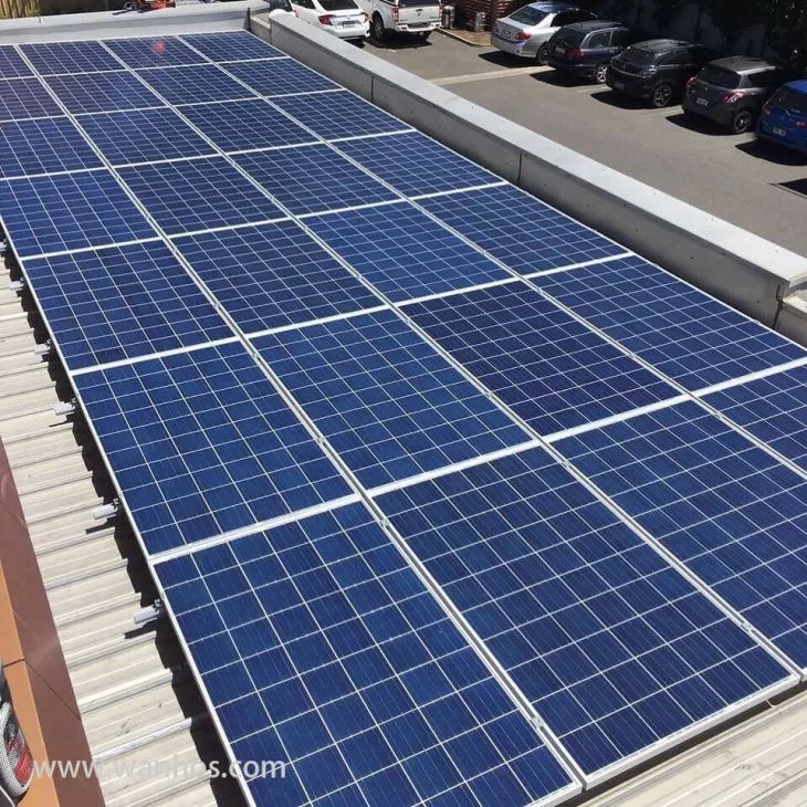 Aluminum Solar Pv Panel Tin Roof Mounting Brackets