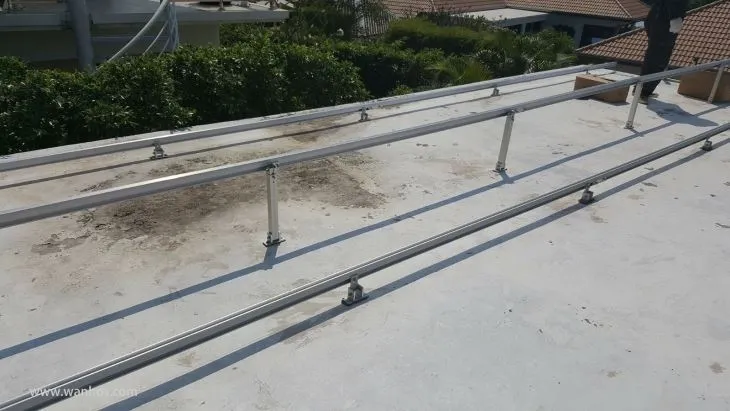 Aluminum Solar Pv Panel Tin Roof Mounting Brackets