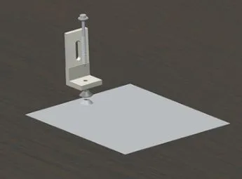 Flashing L feet brackets for Shingle Roof 02