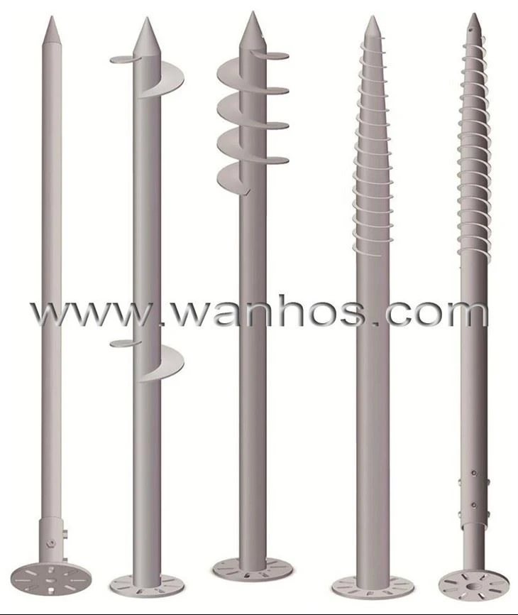Flexible Ground Screw