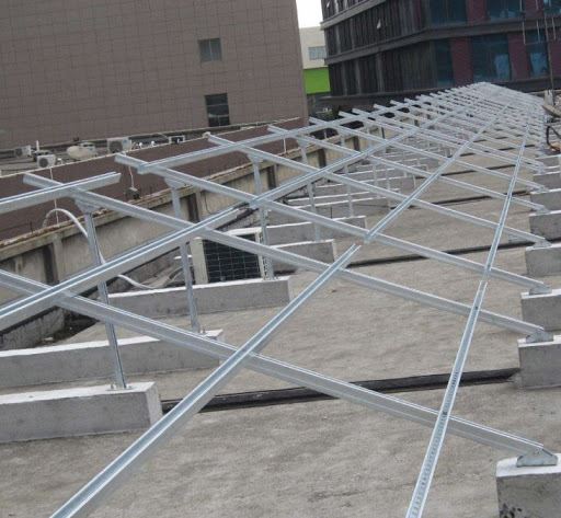 Galvanized Steel Ground Solar Mount Bracket