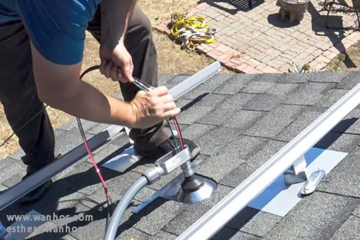 Home Roof Energy Systems Residential Solar Panel Rooftop Mounting Brackets