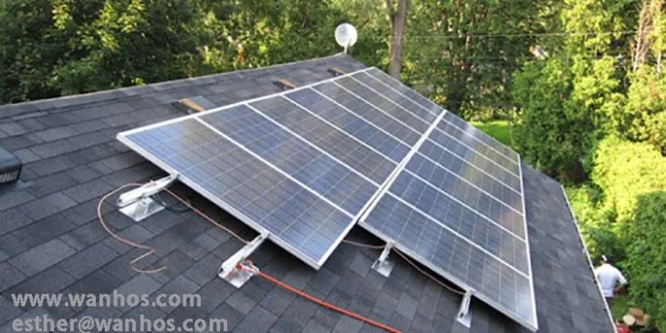 Home Roof Energy Systems Residential Solar Panel Rooftop Mounting Brackets