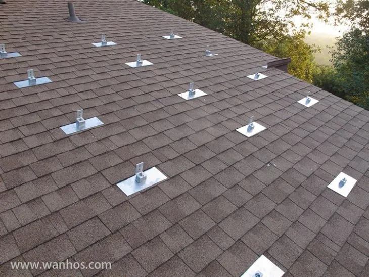 Home Roof Energy Systems Residential Solar Panel Rooftop Mounting Brackets