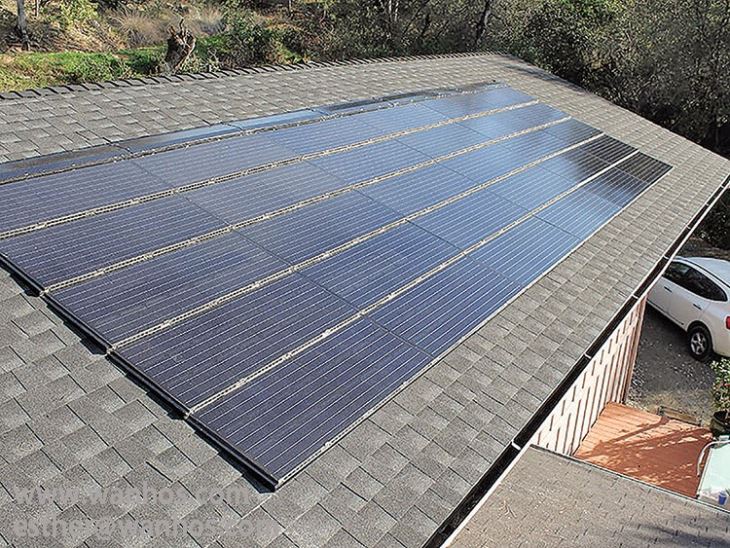 Pv Solar Roof Residential Module Install