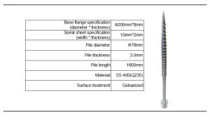 Ground Screws For Pv Mounting System