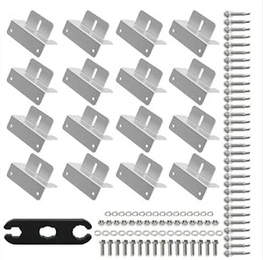 Solar Panel Mounting Z Brackets Kit