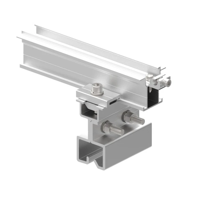 Rail clamp for solar mounting system