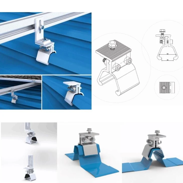 Solar Standing Seam Clamp For Metal Roofing