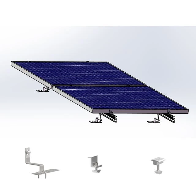 Solar PV frame structures mounting system aluminum villa balcony customized SS304