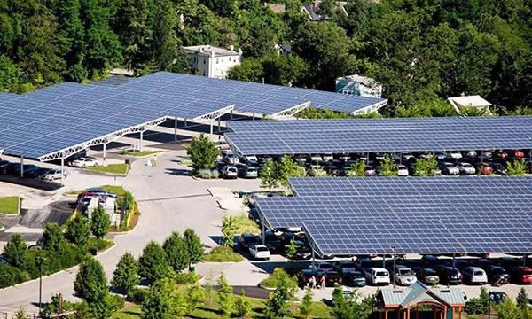 Carport Solar Racking Installation