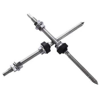 Double Thread Drilling Hook Solar Hanger Bolts